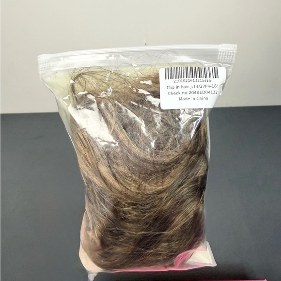 Goo Goo Hair Extensions Caramel Blonde Balayage Clip in Extensions 16” new - Picture 5 of 6
